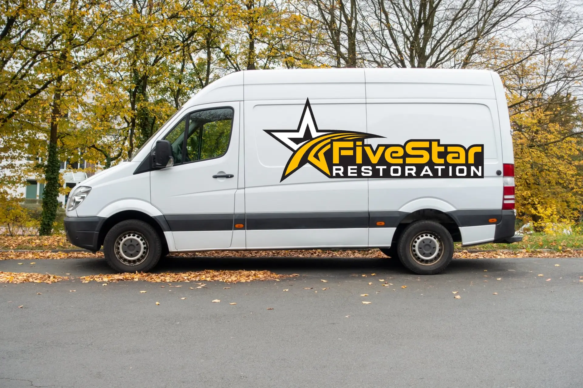 Five Star Restoration crew at work