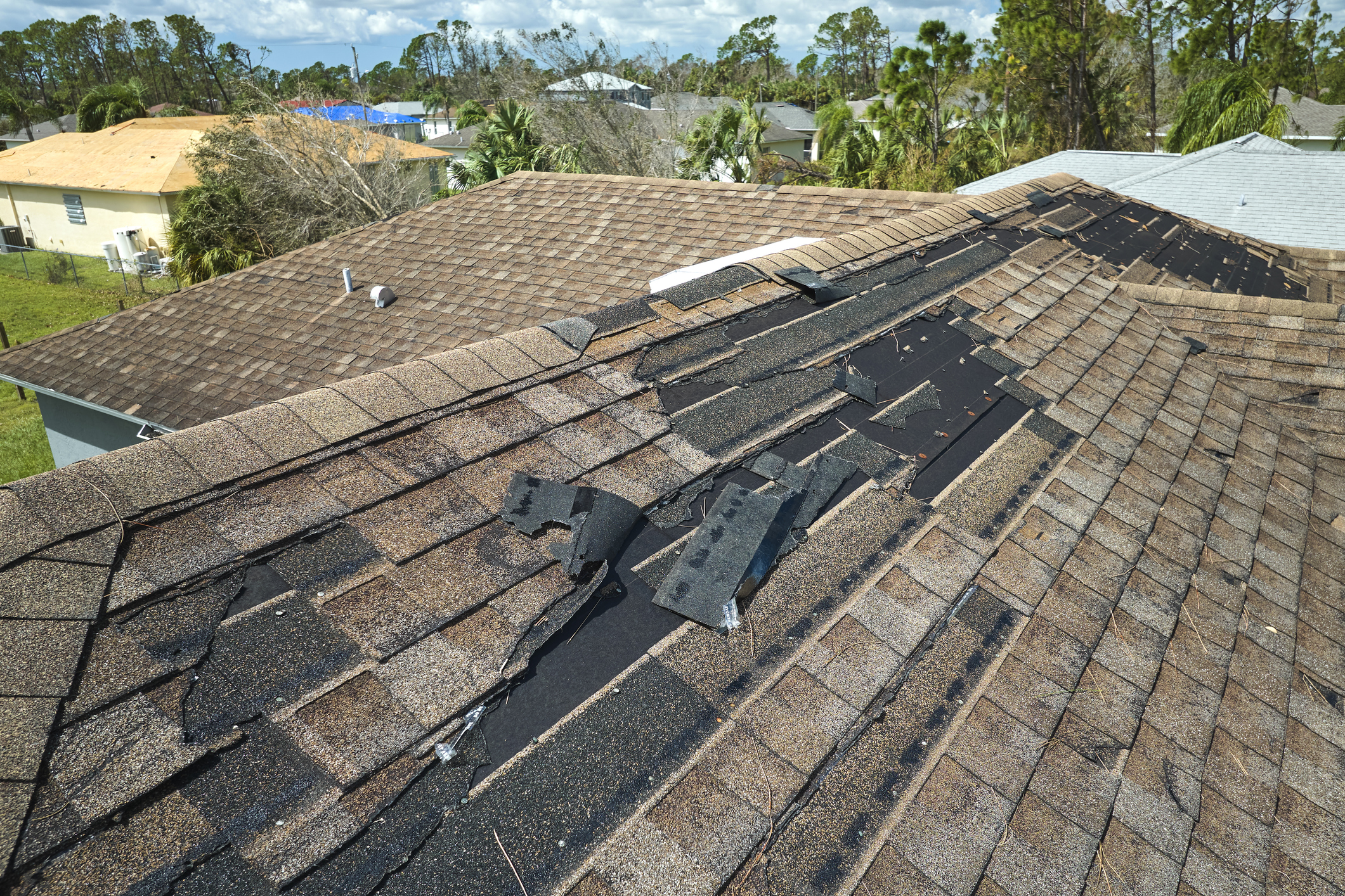 Wind damage repair emergency response
